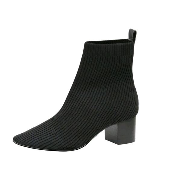 Joie Revolve Neely Knit Stretch Slip On Ankle Booties Sz 9 - Picture 1 of 8